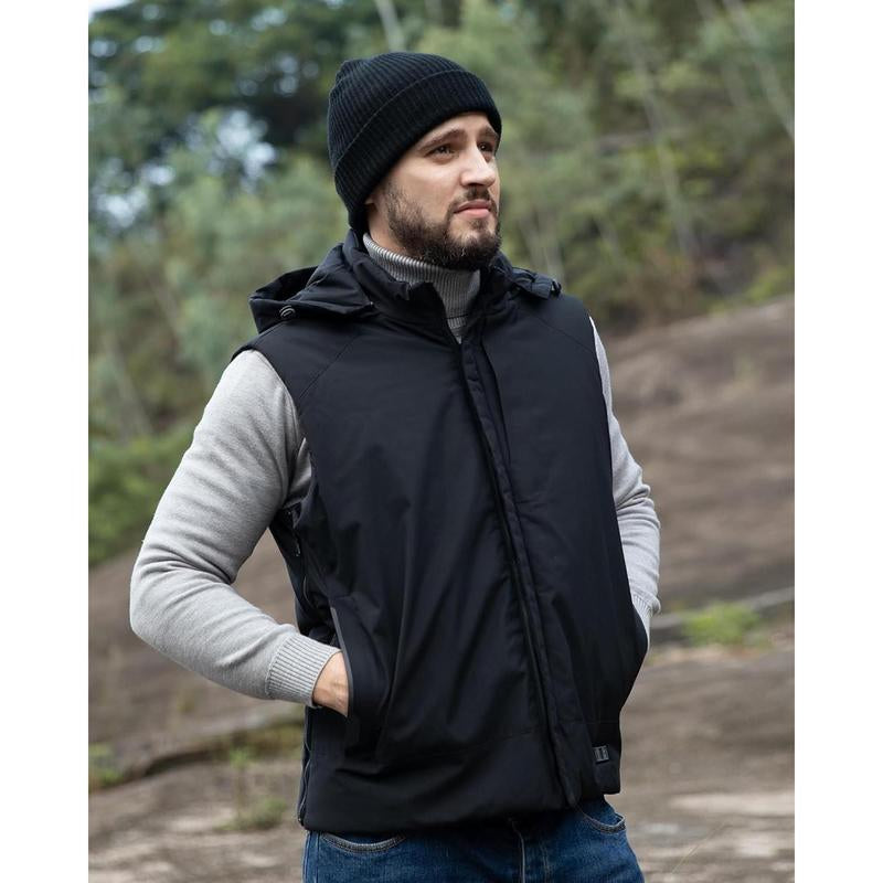 Heated Vest for Men and Women'S with 10000Mah Battery Pack, Lightweight Men'S Heated Vest with Hood Suitable for Winter Outdoor